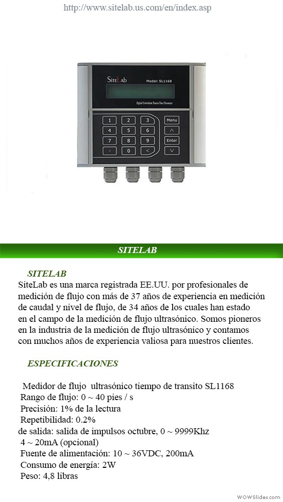 SITELAB / SL1168 / Linea Econ�mica